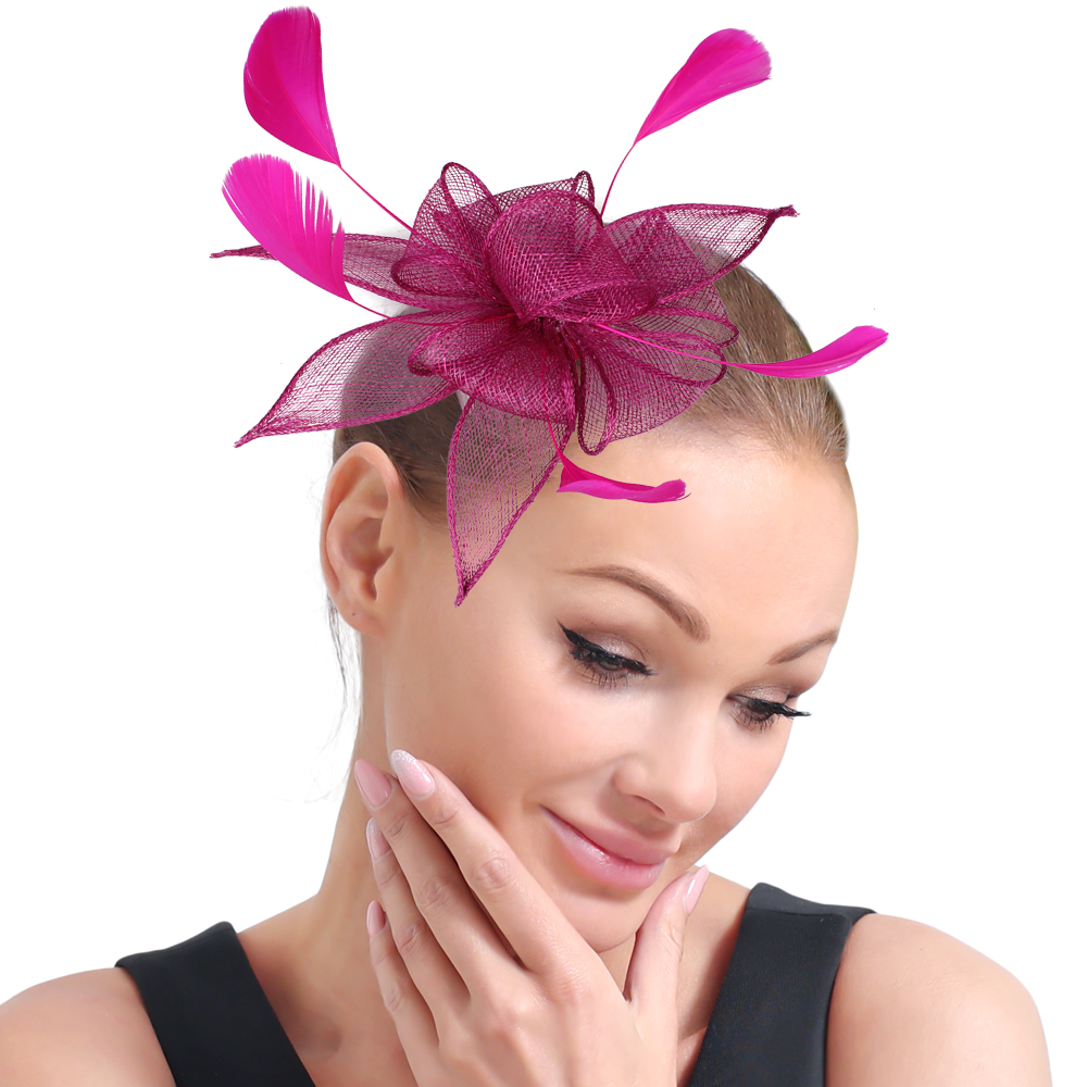Women'S Fashion Kentucky Derby - Fancy Bridal Fascinator Hair Band For
