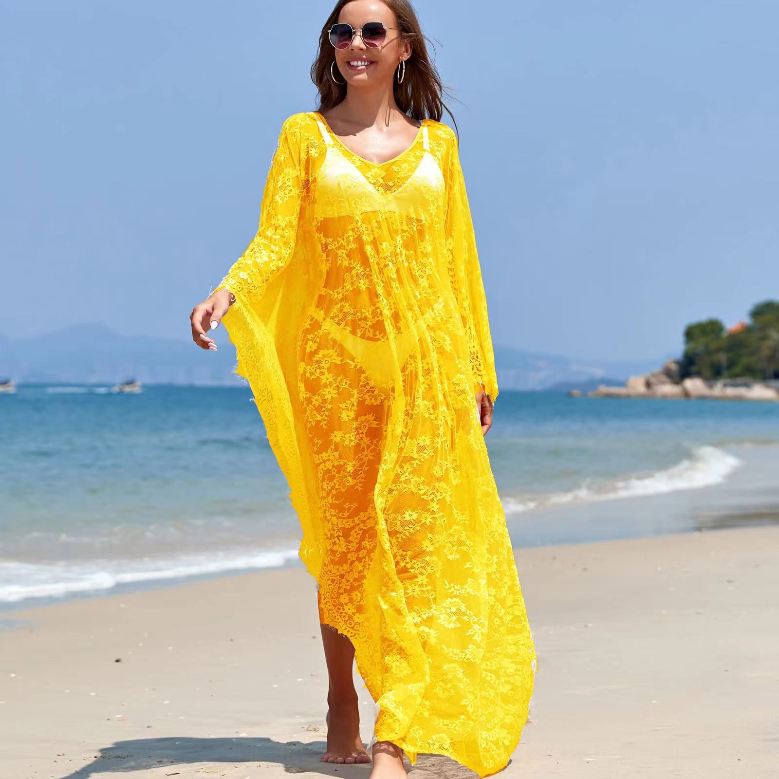 Women's Loose Lace Long Dress, - đánh giá và giá Women Fashion Photoshoot