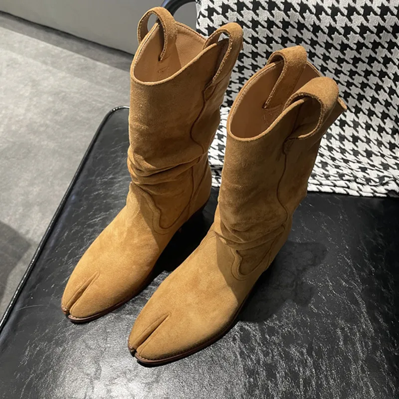 Fashion Vintage Boots Split To - đánh giá và giá Women'S Fashion Korea