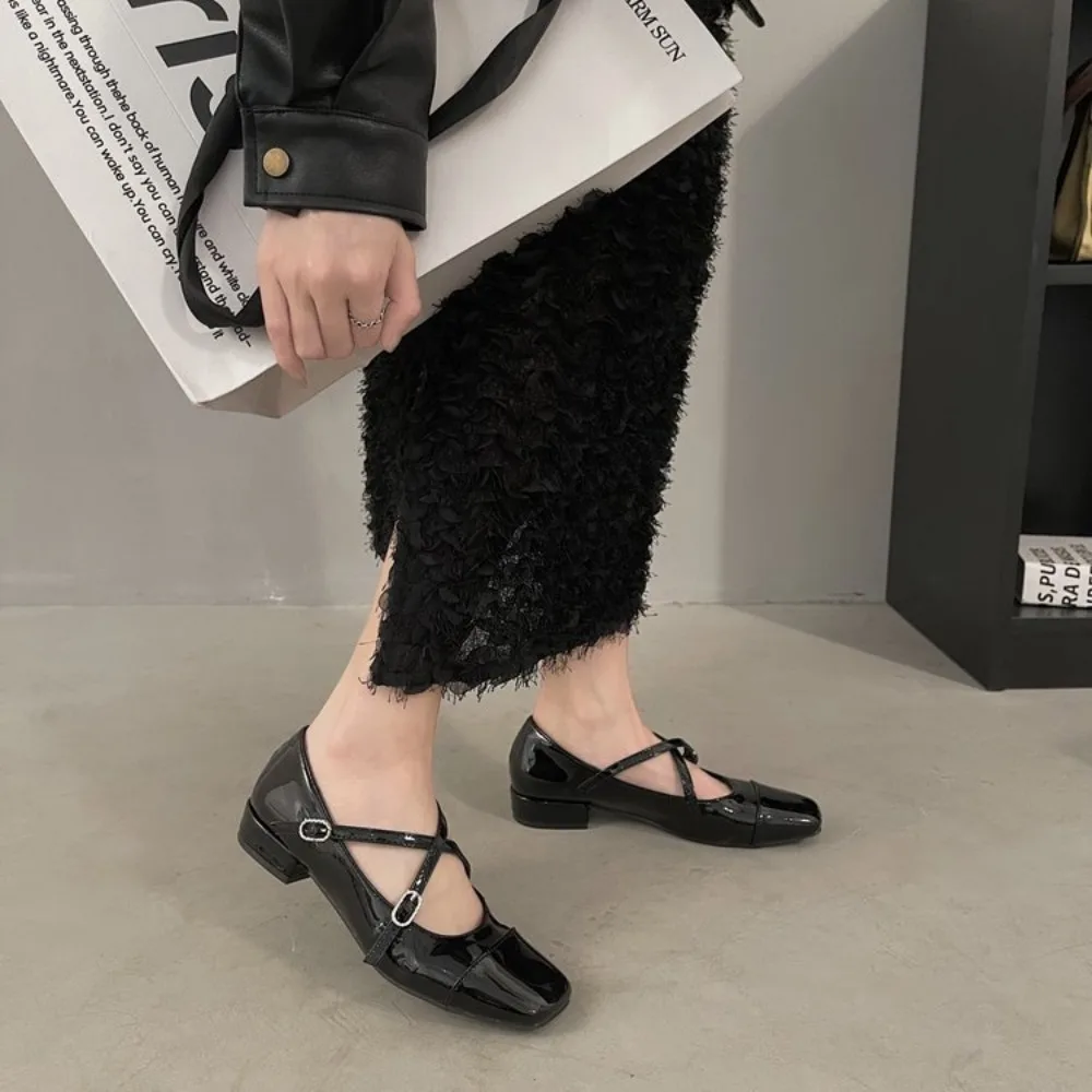 Medium Heeled Shoes Retro Mary - đánh giá và giá Women'S Fashion Shoes
