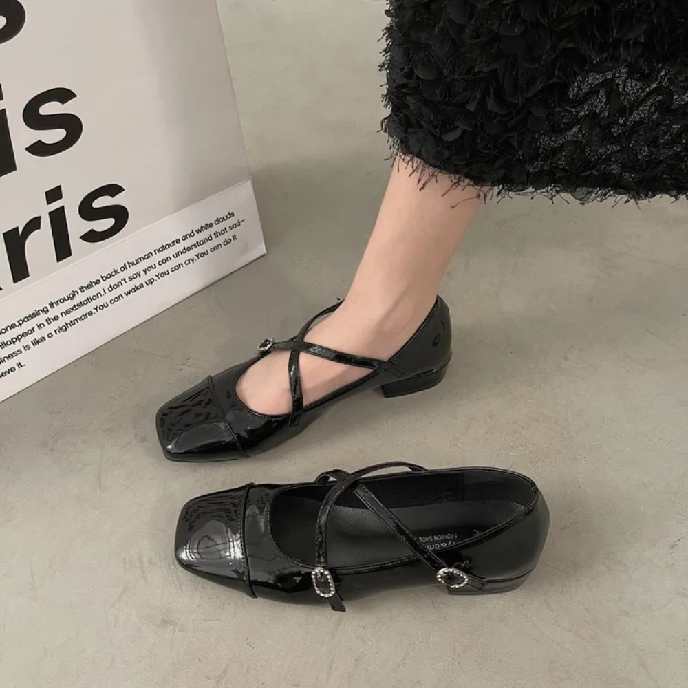 Medium Heeled Shoes Retro Mary - đánh giá và giá Women'S Fashion Shoes