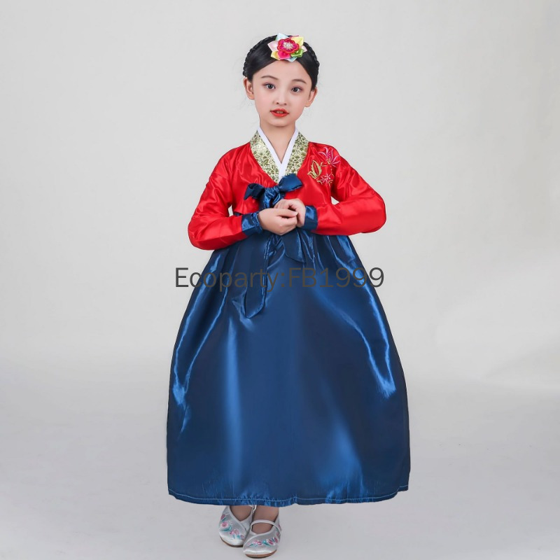 4 Colors Girls Hanbok Dress Ko - đánh giá và giá Women'S Fashion Korea