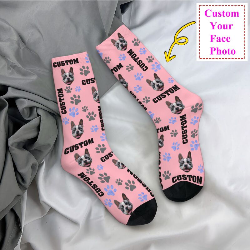 Pet Photo Custom Dress Socks M - đánh giá và giá Women Fashion Dress Names
