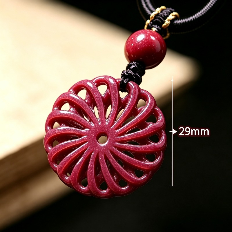 Fashion Red Cinnabar Jade tran - đánh giá và giá Women'S Fashion Jewellery