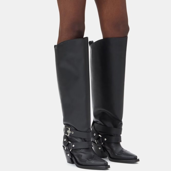 Women's Black Leather Knee Hig - đánh giá và giá Women'S Fashion Knee High Boots