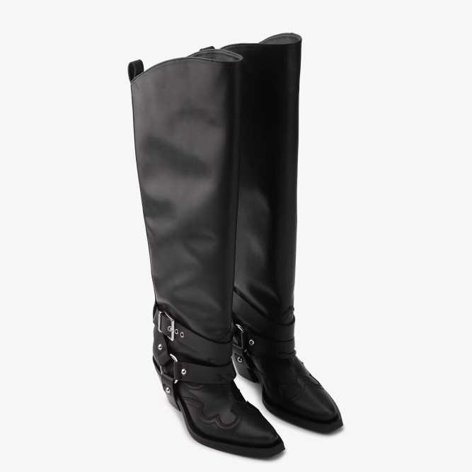 Women's Black Leather Knee Hig - đánh giá và giá Women'S Fashion Knee High Boots